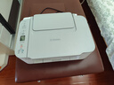 佳能（Canon） TS3480彩色噴墨打印機家用辦公打印復(fù)印掃描一體機無線小型學(xué)生作業(yè) TS3480 白色款【手機+電腦+遠程無線打印】 套餐二：主機+大容量連噴加墨+4瓶黑彩墨水 曬單實拍圖