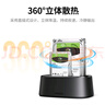 綠聯(lián)硬盤底座2.5/3.5英寸  適用筆記本臺式SATA串口SSD固態(tài)移動機械雙盤位外置外接硬盤盒拷貝機硬盤籠 曬單實拍圖