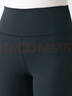 無印良品（MUJI） Walker 女式 易干 收腿褲 BIH02A3S 打底褲 黑色 L 曬單實拍圖