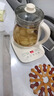 九陽(yáng)（Joyoung）養(yǎng)生壺迷你玻璃花茶壺煮茶器 12大功能11檔溫度 0膠水恒溫電熱燒水壺1.5L 1506BQ 曬單實(shí)拍圖