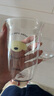 卡羅特高硼硅玻璃杯泡茶果汁牛奶咖啡杯高顏值家用耐高溫 棉花小狗500ml 曬單實(shí)拍圖