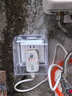 颯望德國智能馬桶插座防水罩盒加長(cháng)漏電保護器浴室衛生間粘貼式防濺盒 （黑透）加高加長(cháng)自粘防水盒【IP55級防水】 曬單實(shí)拍圖