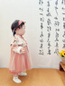 龍喜年一周歲女寶寶禮服嬰兒公主裙新中式國風(fēng)漢服抓周宴衣服春季 米色 團(tuán)風(fēng)紋 90 曬單實(shí)拍圖