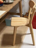 雙葉家具實(shí)木椅子家用餐椅現(xiàn)代風(fēng)餐廳黑色餐桌椅休閑餐飲商用洽談凳子 兩把裝原木色丨路易斯椅橡膠木- 曬單實(shí)拍圖