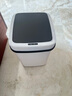 海奧潔智能垃圾桶帶蓋家用廁所客廳衛(wèi)生間自動(dòng)電動(dòng)紙簍客廳電動(dòng)垃圾桶 13L電池款-黑白感應(yīng)開啟不帶電池 曬單實(shí)拍圖