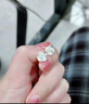 中國(guó)黃金S999足銀耳釘女款山茶花首飾品耳飾節(jié)日生日禮物送女友老婆 山茶花耳釘【螺絲款】 曬單實(shí)拍圖