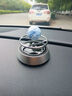 鴻禮鈺車載太陽能擺件懸浮汽車香薰中控臺(tái)車用高級(jí)感持久淡香氛黑科技 時(shí)尚銀星球香水座【桂花香味】 曬單實(shí)拍圖