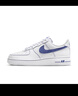 耐克NIKE男休閑板鞋空軍一號 AIR FORCE 1 運動鞋HQ2037-100白/藍42 曬單實拍圖