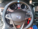 長(zhǎng)安方向盤(pán)套真皮CS15CS35CS75CS95逸動(dòng)悅翔CX20四季通用汽車(chē)把套 碳纖+3D黑色+三色標(biāo)+長(zhǎng)安標(biāo)+圓形 曬單實(shí)拍圖