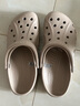 卡駱馳（crocs）貝雅洞洞鞋男女鞋戶外涼拖休閑拖鞋沙灘鞋涼鞋 10126-2V3 M8W10 曬單實(shí)拍圖
