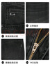 利郎威化空調(diào)牛仔褲男中腰25夏季吸濕排汗牛仔褲子 黑色  39(185/98B) 曬單實(shí)拍圖