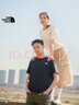 北面（The North Face）【都市經(jīng)典系列】短袖T恤小熊 情侶款男女戶外圓領(lǐng)25年夏季8F5R QLI/米白色 L /175 曬單實(shí)拍圖