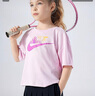 NIKE 耐克童裝女童短袖t恤2025夏季新款涼爽透氣兒童上衣 曬單實(shí)拍圖