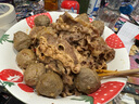 鮮京采正宗潮汕牛肉丸+牛筋丸 組合裝 4斤 250g*8袋 火鍋食材特惠裝  曬單實(shí)拍圖