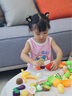 楪嫦德國品牌兒童切切樂玩具水果蔬菜女孩子過家家3到6歲的小孩2一5男 果蔬25件套+紅蘋果收納桶 曬單實拍圖