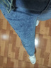AEMAPE松緊腰牛仔褲女2025春夏季新款高腰哈倫褲彈力直筒顯瘦九分蘿卜褲 6617#藍色【彈力】九分褲 M 96-106斤 曬單實拍圖