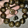 法珠香（假一賠萬(wàn)）保真金絲楠木陰沉木烏木帶水波20mm佛珠文玩手串男款 曬單實(shí)拍圖