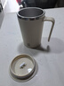 小米白電動(dòng)磁力攪拌杯全自動(dòng)咖啡杯馬克杯咖啡豆奶粉搖搖杯懶人旋轉水杯 【抗菌304+一鍵攪拌】電動(dòng)款米色 350ml 曬單實(shí)拍圖
