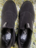斯凱奇（Skechers）男鞋透氣網(wǎng)面閃穿健步鞋輕便緩震一腳蹬運動(dòng)休閑鞋 BBK全黑 42.5 曬單實(shí)拍圖