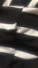 寬松顯瘦短袖T恤女夏裝遮肚子條紋v領上衣胖mm大碼打底衫KJY#331# KJY#331#黑條紋 2XL 【125-140斤】 曬單實拍圖