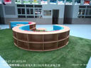 添賦 創(chuàng)意收納圖書館閱讀區(qū)書架沙發(fā)學校幼兒園讀書角大廳休息區(qū)組合 組合二（雙層實木柜） 曬單實拍圖
