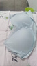 JERRIE MOCK涼感冰絲無(wú)痕內(nèi)衣女大胸顯小胸夏季超薄細(xì)肩吊帶美背文胸睡眠面膜 冰透藍(lán)單文胸 XL （120-130斤） 曬單實(shí)拍圖