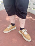 奧康男鞋2025夏季新款沖孔透氣百搭鞋子男運(yùn)動(dòng)英倫風(fēng)黃色印花板鞋男士 麥黃沖孔 42 曬單實(shí)拍圖