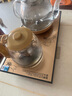 現(xiàn)代底部全自動(dòng)上水電熱水壺玻璃茶臺(tái)燒水壺煮茶一體機(jī)保溫電茶爐電茶壺泡茶茶具套裝家用燒水器 1L 保溫款金色（37x20尺寸） 曬單實(shí)拍圖