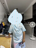 貴人鳥童裝男童夏裝套裝2025兒童夏季薄短袖t恤男孩扎染衣服女童兩件套 曬單實(shí)拍圖