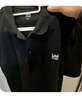 Lee春夏標(biāo)準(zhǔn)版型防曬紫外線刺繡logo涼感短袖男女同款情侶polo衫 黑色 L 曬單實(shí)拍圖