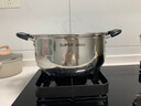 蘇泊爾（SUPOR）湯鍋加厚304不銹鋼燉鍋雙耳防燙煮粥煮面鍋燃?xì)怆姶艩t通用ST24H3 曬單實(shí)拍圖