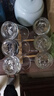 【京東物流】輕奢冰山白酒杯家用商務(wù)高級創(chuàng  )意酒具水杯玻璃杯子 純白 180ml 4個(gè)裝 曬單實(shí)拍圖