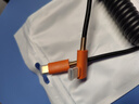 威焱USB4全功能彈簧線極細(xì)軟伸縮type-c數(shù)據(jù)線雙彎頭usbc雷電4三PD240w快充40G高速電腦手機(jī)顯示器視頻【直頭對(duì)側(cè)彎-細(xì)軟彈簧線】USB4全功能線 曬單實(shí)拍圖