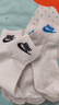 耐克(NIKE)襪子男女同款 吸汗透氣運(yùn)動(dòng)襪 短襪三雙裝DX5074-911白M 曬單實(shí)拍圖