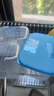 特百惠（Tupperware）冷凍700ml*4保鮮盒食品級(jí)冰箱儲(chǔ)物收納盒肉類速凍速解密封不串味 曬單實(shí)拍圖