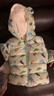 兒童羽絨棉服加絨加厚連帽穿棉襖男女寶寶嬰幼兒中小童裝棉衣外套 綠色 80 建議身高60-70cm 曬單實(shí)拍圖