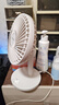 華凌美的【車載風扇】電風扇風寶usb充電扇家用吊扇小型米白壁掛便攜戶外露營節(jié)能桌面電扇WH-FTD12S1 曬單實拍圖