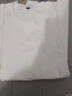 名創(chuàng)優(yōu)品（MINISO）t恤男純棉重磅高級(jí)感早秋長(zhǎng)袖打底衫圓領(lǐng)多巴胺男女同款休閑體恤 【100%純棉長(zhǎng)袖】棕櫚綠(空白) L /175(30天質(zhì)量問(wèn)題全額退) 曬單實(shí)拍圖