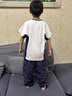 商場(chǎng)阿路和如男寶夏季2024t恤短袖兒童中小童 ABDD1XA207GN 140 CM 曬單實(shí)拍圖