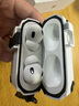 墨奇霖自動(dòng)彈蓋airpodspro2保護套鎖扣AirPods4耳機殼airpodspro3軟殼新 升級支架款白色贈登山扣 airpods pro2（USB-C通用) 曬單實(shí)拍圖