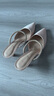 CHARLES&KEITH亮鉆一字帶尖頭高跟穆勒拖鞋七夕禮物送女友CK1-60920353 Light Pink淺粉色 39 曬單實(shí)拍圖