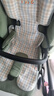 良良（liangliang） 嬰兒車涼席苧麻推車涼席兒童寶寶餐椅座椅涼席春夏通用坐墊 格秀藍(lán)【天絲苧麻款】 75*35cm 曬單實(shí)拍圖