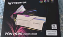宏碁掠奪者（PREDATOR）48G(24G×2)套裝 DDR5 6000頻率 臺式機內存條 Hermes冰刃系列 RGB燈條(C28) 石耀黑 AI電腦配件 曬單實(shí)拍圖