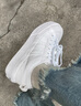 adidas NIZZA PLATFORM厚底增高運動帆布鞋男女阿迪達(dá)斯三葉草   白   35.5 曬單實拍圖