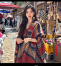 鉑吶苓民族風(fēng)披肩 針織外搭女圍巾旅行穿搭旅游斗篷披風(fēng) 條紋撞色披肩 曬單實(shí)拍圖