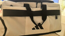 adidas桶包健身包男女訓(xùn)練運(yùn)動戶外籃球收納校隊(duì)隊(duì)包旅行手提單肩斜挎包 白色 JN2057 均碼 曬單實(shí)拍圖