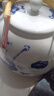 寶福祥景德鎮陶瓷器茶壺涼開(kāi)水壺耐高溫家用大號中式提梁泡茶壺單壺帶蓋 3L翠鳥(niǎo)荷花壺 曬單實(shí)拍圖