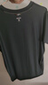 勁霸男裝圓領(lǐng)簡(jiǎn)約細柔軟親膚棉短袖T恤|BTCE2328 深灰 2XL 曬單實(shí)拍圖
