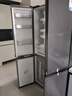 美的（Midea）熊墩墩601雙系統純平全嵌凈味除菌十字四開(kāi)門(mén)一級無(wú)霜家用電冰箱BCD-601WUSPZM(E)海貝黛 曬單實(shí)拍圖