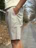 AK ARMY美式復古休閑短褲男五分直筒機能速干工裝中褲多口袋夏季短款 淺灰色 M 曬單實(shí)拍圖